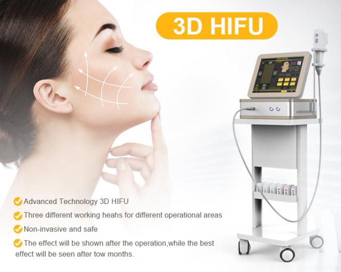Mini 3D Hifu पतलाming Face Body Advanced 8 cartridges With 1-12 Lines Lifting Machine